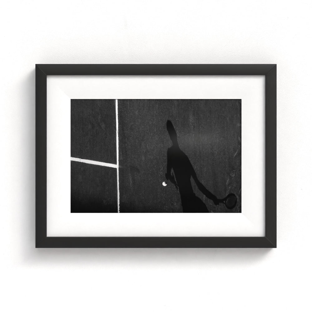 Sportfoto schaduw tennisser - afbeelding 6