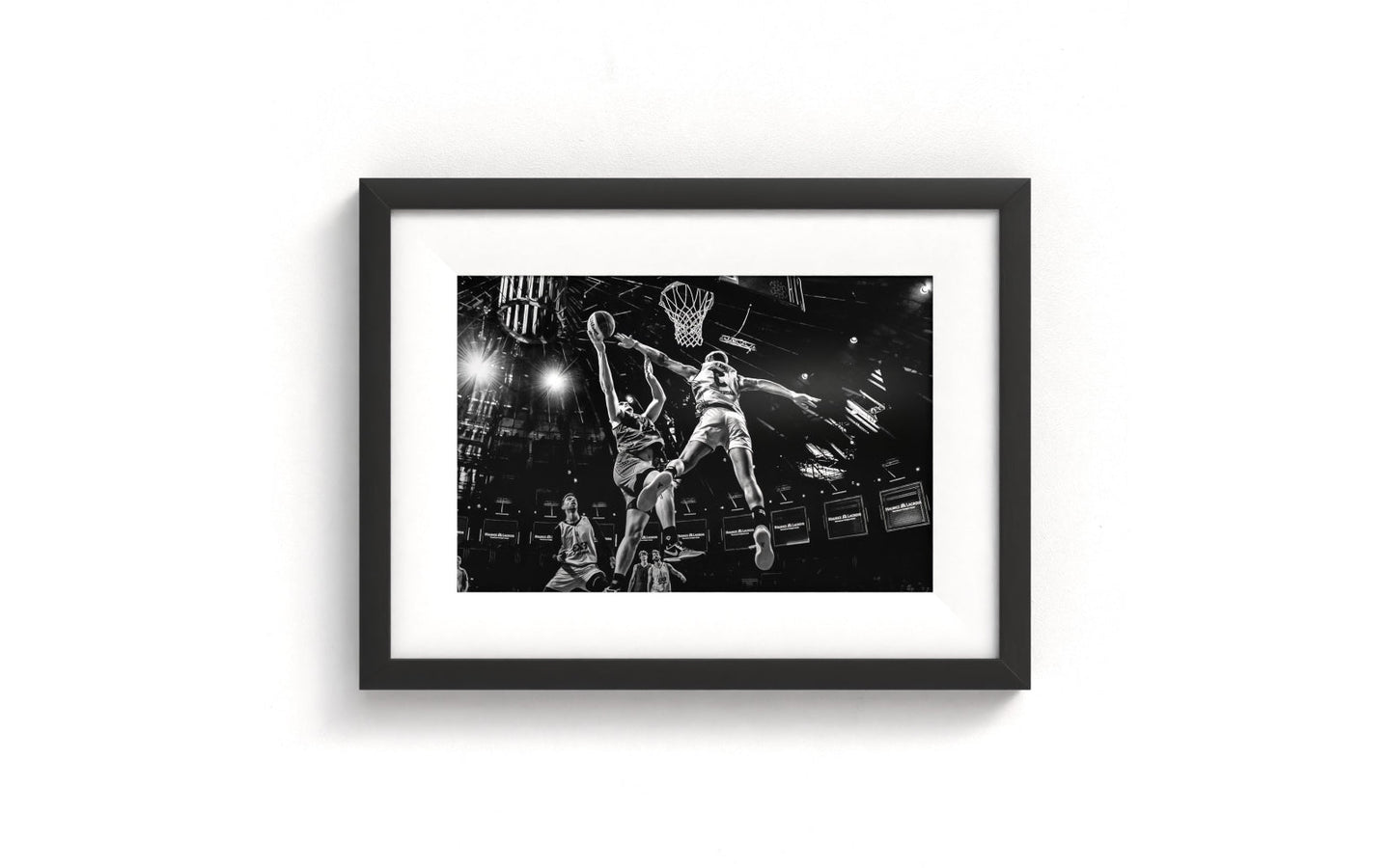 Sportfoto '3 x 3 Basketbal' ingelijst - afbeelding 6