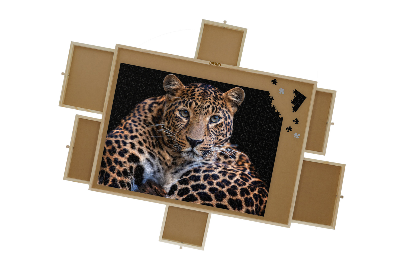 Puzzelplaat - 1500 Stukjes – Puzzelbord met 6 Lades – BREND - afbeelding 1