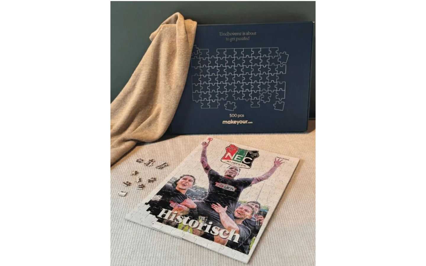 Ingelijste cover of puzzel De Gelderlander - NEC - afbeelding 3