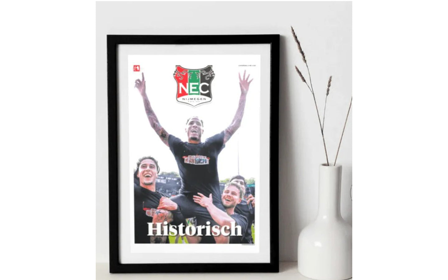 Ingelijste cover of puzzel De Gelderlander - NEC - afbeelding 2