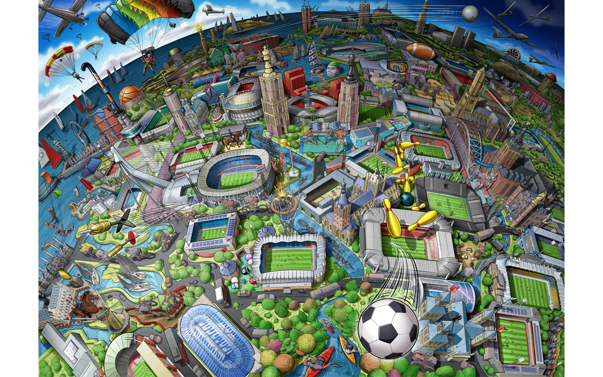 Nederland Sportland - Legpuzzel - afbeelding 4