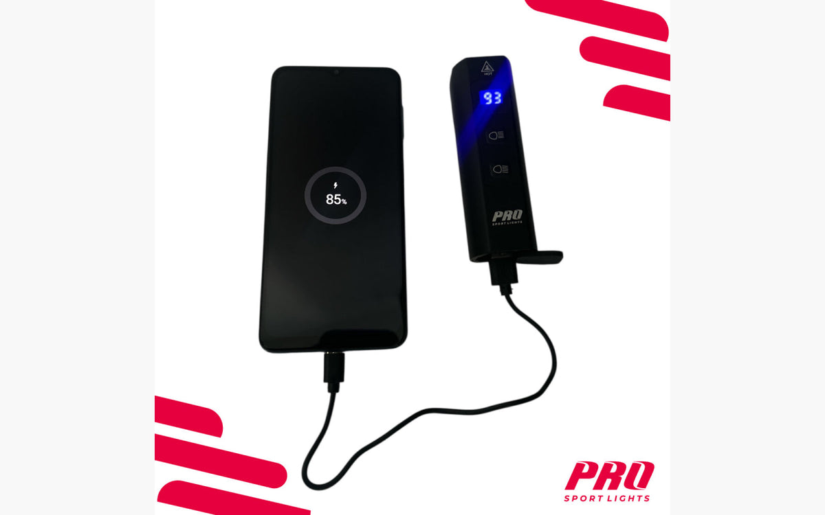 Fietsverlichtingsset 1300 & 120 Lumen - Pro Sports Lights - afbeelding 6